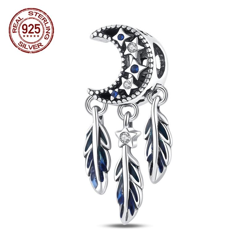 Original Fit 3MM Bracelet S925 Silver Dreamcatcher Series Dream Pendant Charms DIY For Women Jewelry Birthday Gift