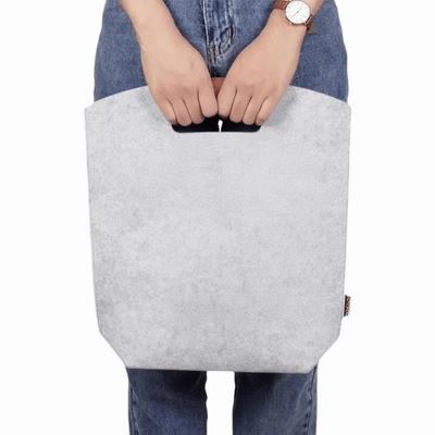 High Quality Solid Color Felt Bag Eco-Friendly Large Capacity Utility Tote Reusable Portable Gift Bag Exhibition Gift