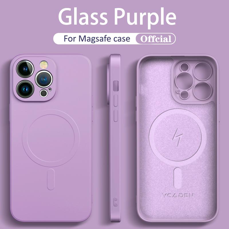 Official Liquid Silicone For Magsafe Magnetic Wireless Charge Case for iPhone 14 13 12 Mini 11 Pro Max X XR XS 7 8 Plus SE Cover