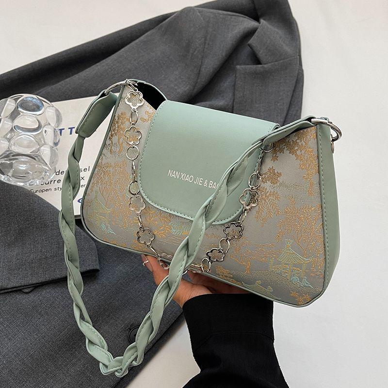 French Niche Bag, Female New High-grade Texture Crossbody Bag, Fashionable and Versatile Shoulder Armpit Bag Female