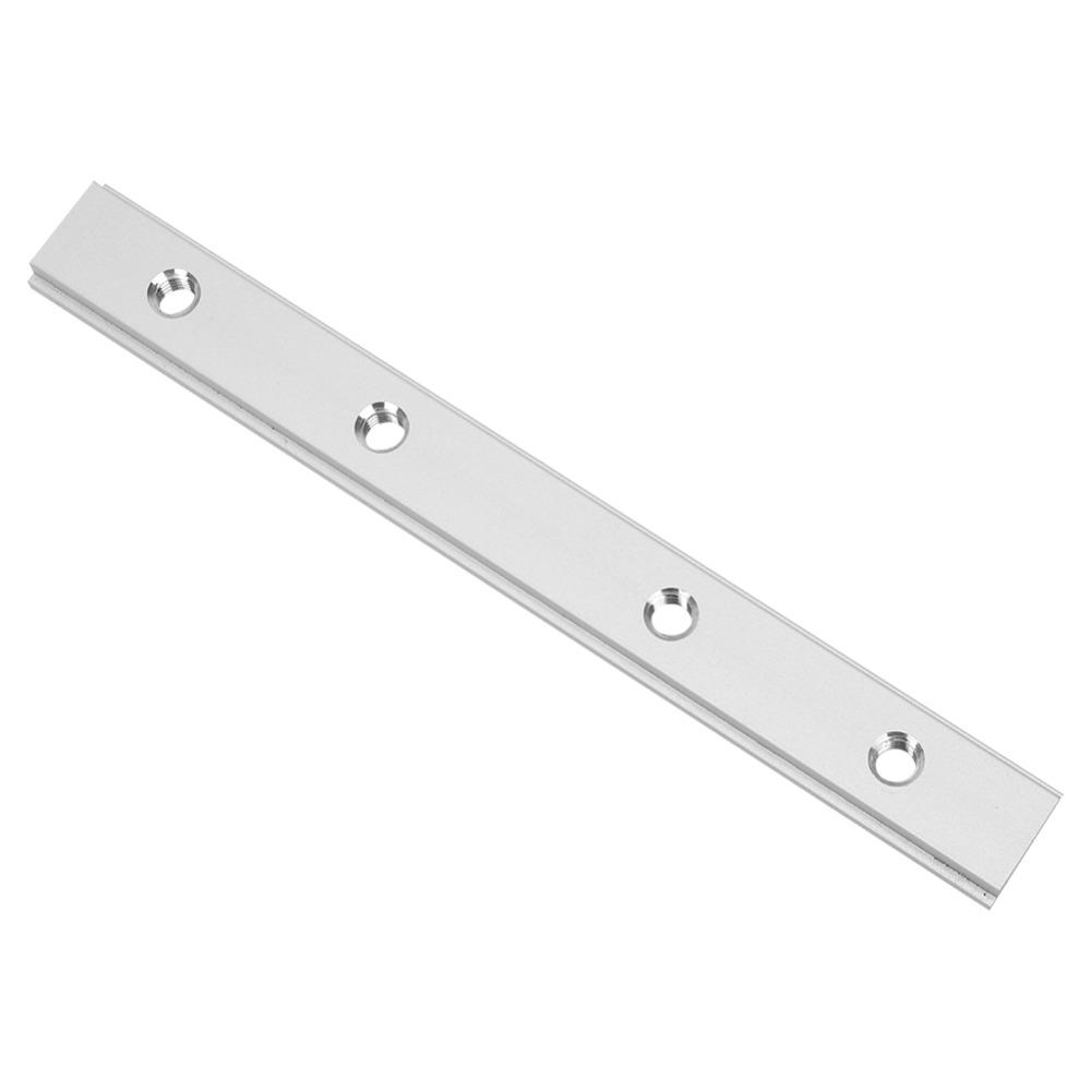200mm Length Miter Bar Slider Aluminum Alloy M8 Threads Table Saw Gauge Rod 7.8mm Thickness T Screw Fixture Slot T-Bar Rail Slot