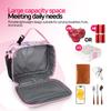 Cartoon Insulated Lunch Bag Cute Floral Printed Food Handbags Portable Thermal Lunch Bag Fresh-Keeping Bag Tote for Student