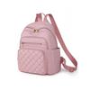 Large Capacity Fashion Solid Color Double Shoulder Bag Female Travel Leisure Backpack Student School Bag
