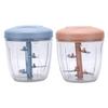 Hand Pull Manual Food Chopper Garlic Mincer Vegetable Cutter with Multi Layer Blades Rapid Mincing for Meat Garlic Baby