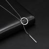LIKGREAT Multi Layers Bar Coin Pendant Necklace Moon Star Cross Neckchain for Women Stainless Steel Chain Choker Jewelry NotFade