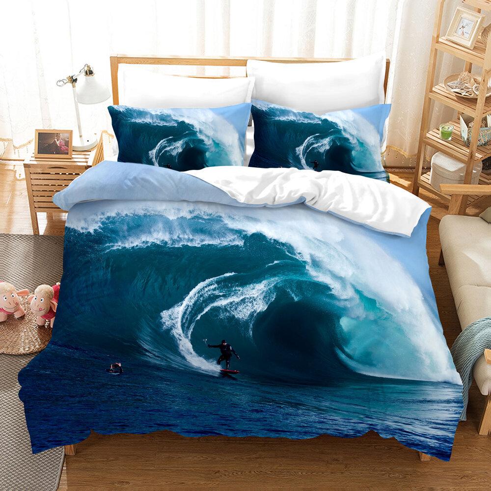 Middle East E-Commerce Three-Piece Set, American 3D Digital Printing Kit