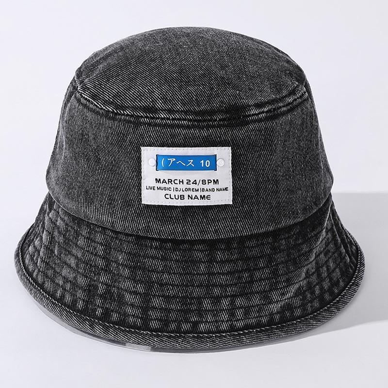 Spring2021 Neue flache Denim-Eimerhüte für Frauen und Mädchen, Vintage-Designer, kurze Traufe, Harajuku, Fischer-Beckenkappe, vier Jahreszeiten