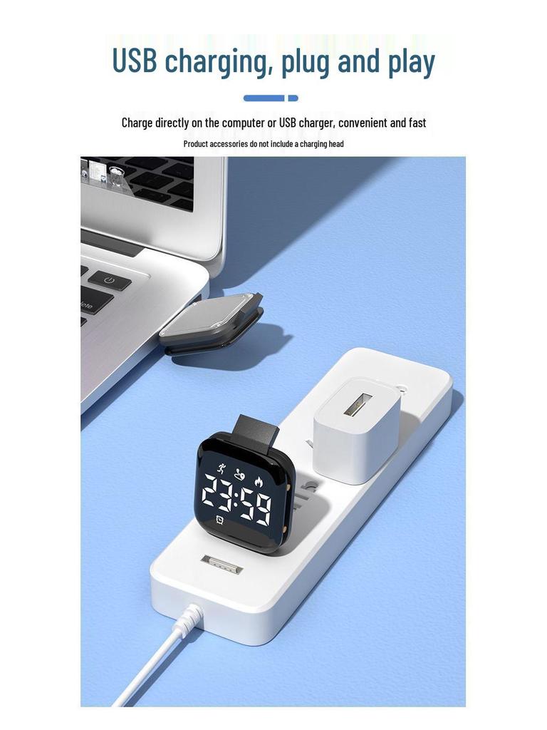 Waterproof Sport Smartwatch for Junior High Boys with Silent Alarm & Multifunctions