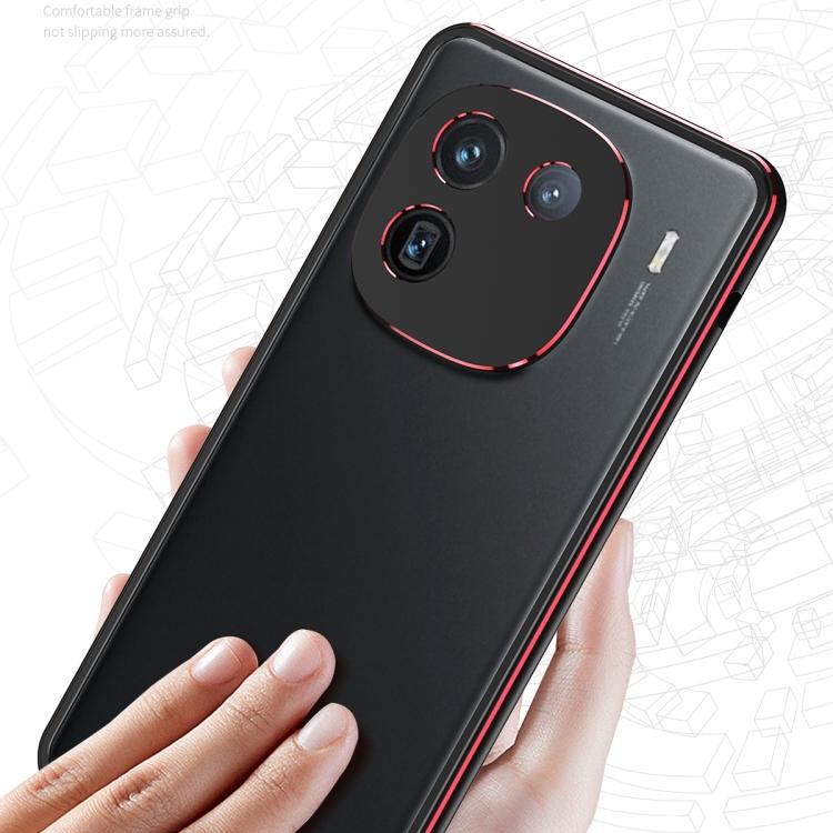 2024 for VIVO IQOO 12 Pro Case, Aurora Series Lens Protector Metal Frame Shockproof Protective Case Mobile Phone Case