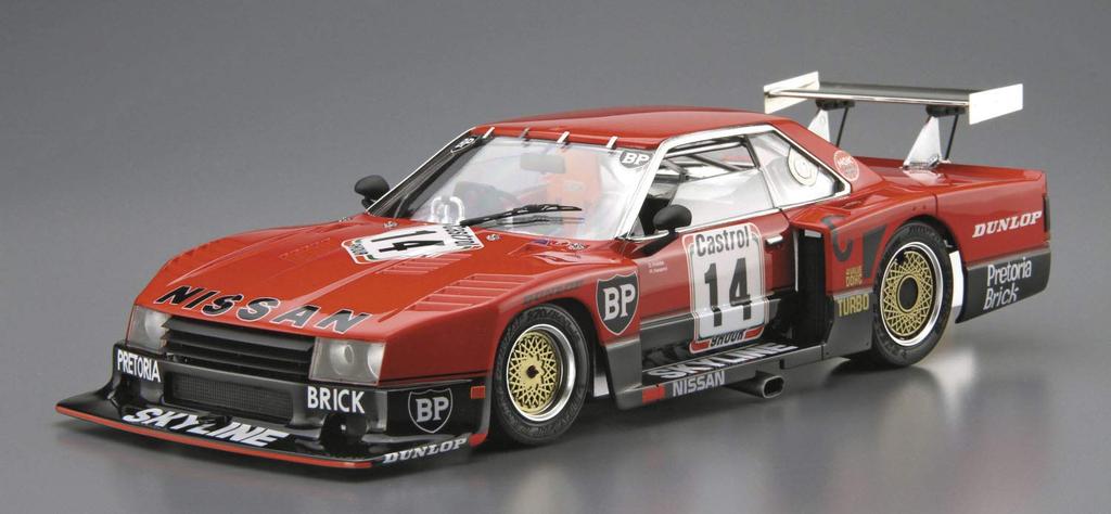 Aoshima Bunka Kyozaisha The Model Car Series SP Nissan R30 Skyline Turbo Kyalami 9 Hour Endurance Specification 1982 SD Plastic Model 1/24