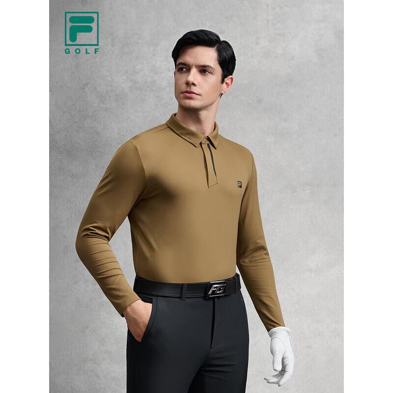 FILA Men s Winter Golf Knit Long-Sleeve Polo Shirt 2XL