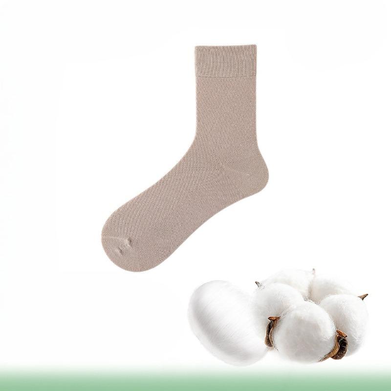 Chasang Silk Stockings - Men's Anti-odor, Antibacterial, Sweat-absorbing, Breathable, Thin Mesh Mid-Calf Socks