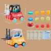 Plastic Engineer Forklift Transport Game Sorting Game Interactive Board Games Stacking Toys with Bell Funy Educational Toy