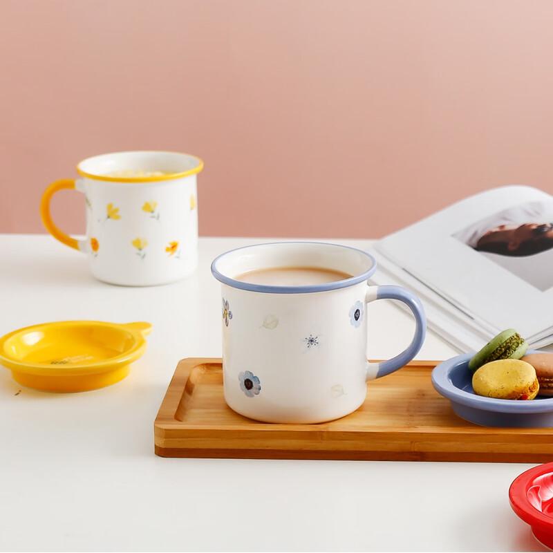 Shangqi Cute Ceramic Mug with Coaster