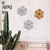 3D Flower Wall Art Resin Decoration Modern Floral Sculpture Living Room Hanging Ornament for Room Home Office