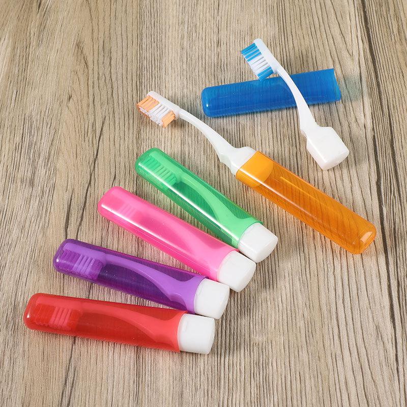 5/10Pcs Travel Portable Folding Toothbrush Super Soft Bristle Toothbrush Fold Camping Hiking Outdoor Easy To Take Teethbrush