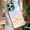 Phone Case: 2D Flat Design, Compatible with iPhone 18 17 16 15 14 13Pro, Colorful Silver Protective Case, Couple Style, Little Carrot Bunny, Christmas