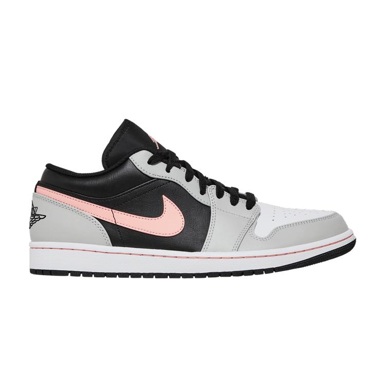 Air Jordan 1 Low Grey Fog Bleached Coral 44