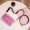 Summer Transparent Jelly Bag Trend Women'S Clear Pvc Crossbody Bag Ladies Shoulder Bag Messenger Beach Bag