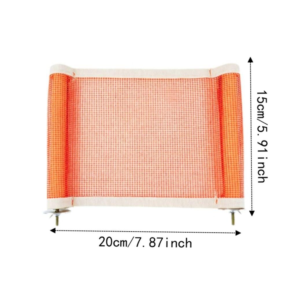 Breathable Parrot Suspended Mesh Bed Scratch Resistant Plastic Parrot Sleeping Bed Bite Resistant Bird Cooling Perch Platform