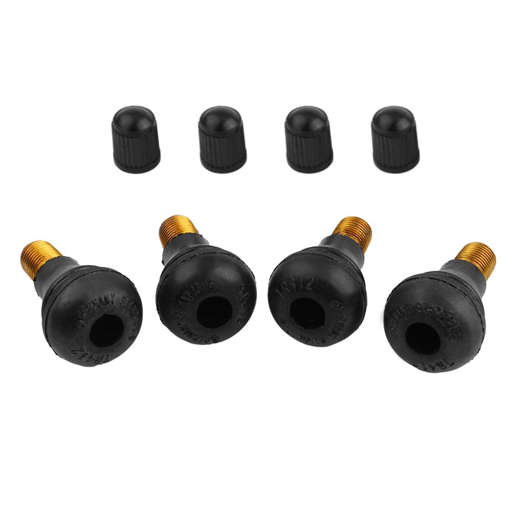Wiith Valve Core TR412 Rubber Nozzle Rubber Valve Car Vacuum Tire Tubeless