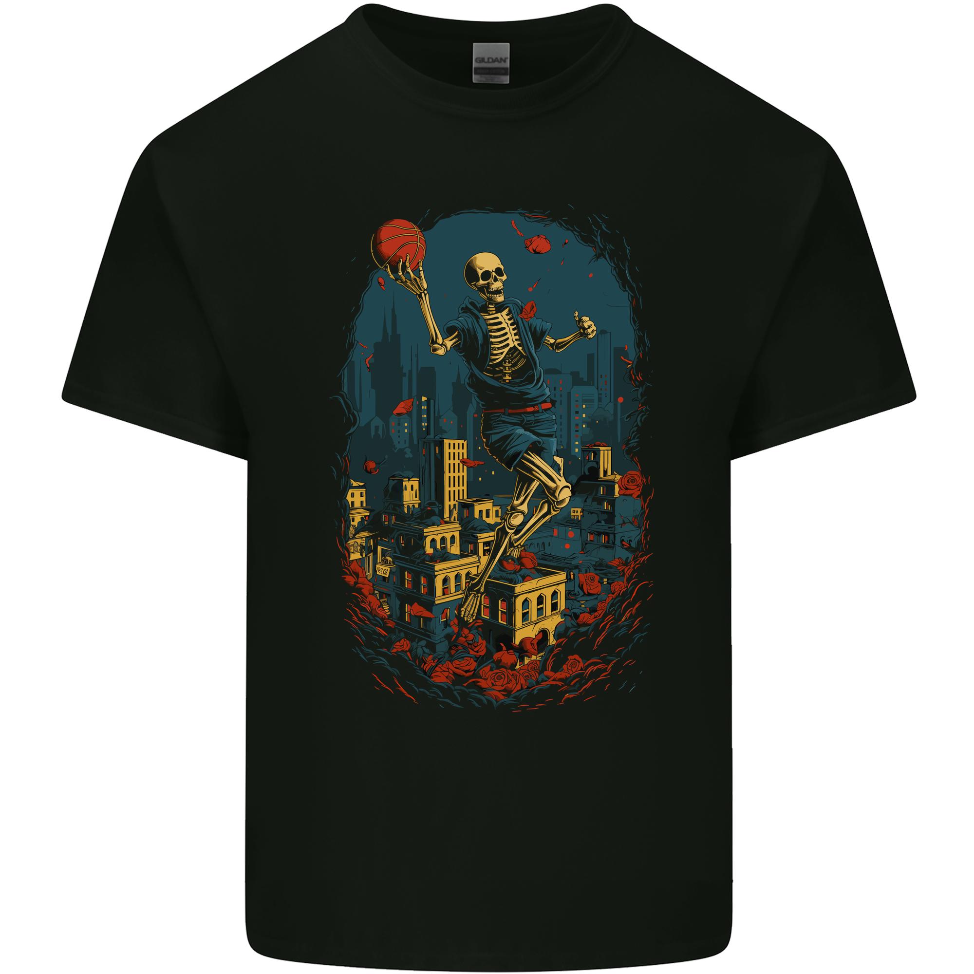 Skull Jumper Fantasy Basketball Player Unisexs Light Cotton TShirt S