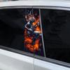 2pcs Car B-pillar sticker Vinyl waterproof sticker DIY car window pillar sticker Covering Scratched car center pillar sticker