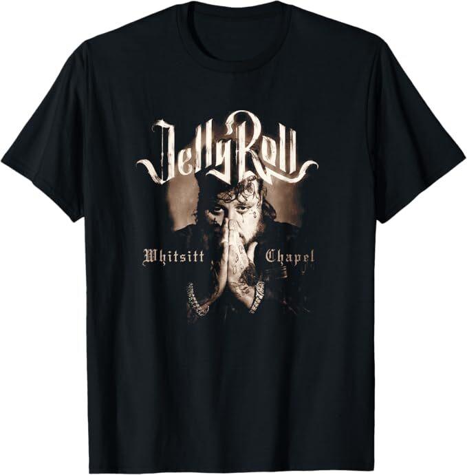 Jelly Roll Band Tee - Jelly Roll Whitsitt Chapel T-shirt - Officially LicenseNew XXXXL