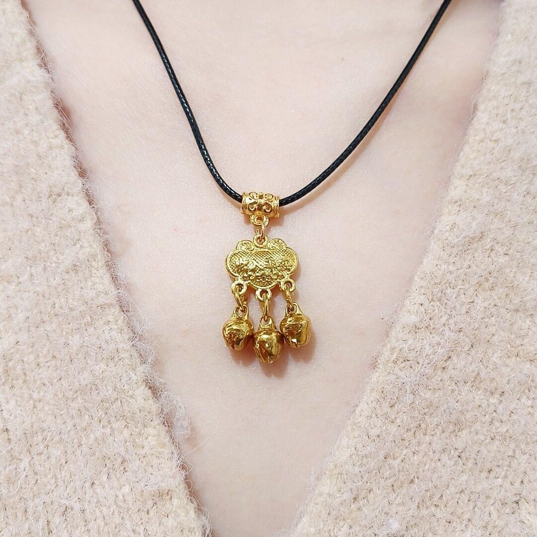 

Новое китайское ретро темпераментный безопасный замок ожерелье женское ins тренд простое и универсальное нишевое чувство дизайна для пары