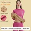 1 Set Intimo Termico Ultra Spesso da Donna con Collo Alto Senza Cuciture Caldo Invernale Manica Lunga Base Set di Abbigliamento Termico