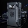 Bike Car Starting Device Jump Starters Digital Tire Inflator, with LED Light for Unexpected Low Tire Pressure Situations
