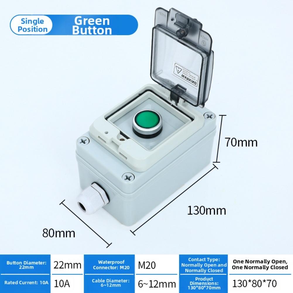 

AS SHOWN Outdoor Control Box Outdoor Waterproof Switch Control Waterproof Control Box Heat-resistant Polycarbonate