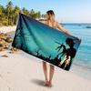 Large Beach TowelEdward Scissorhands Soft Absorbent Towel Beach Bath Home Use
