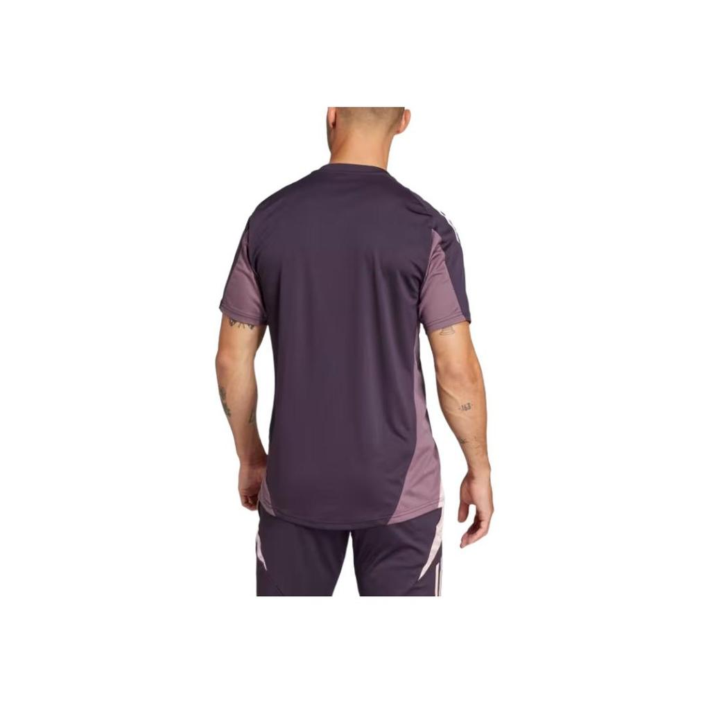 adidas Arsenal Tiro 24 FW24 Training Comfortable Stylish Pullover Short Sleeve Football Shirt Men Tops Aurora-Black JF2915