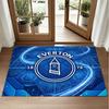 Everton Football Design Crystal Velvet Rug Soft Decorative Mat for Bedroom Entrance