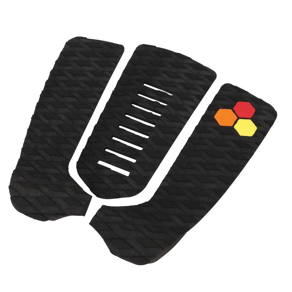 3-teiliges EVA-Surfbrett-Traktionspad, rutschfester Griff-Stomp oder Deckpad, zuschneidbares Deckblatt für Yacht-Skimboards, Longboards, Fishboards und Shortboards