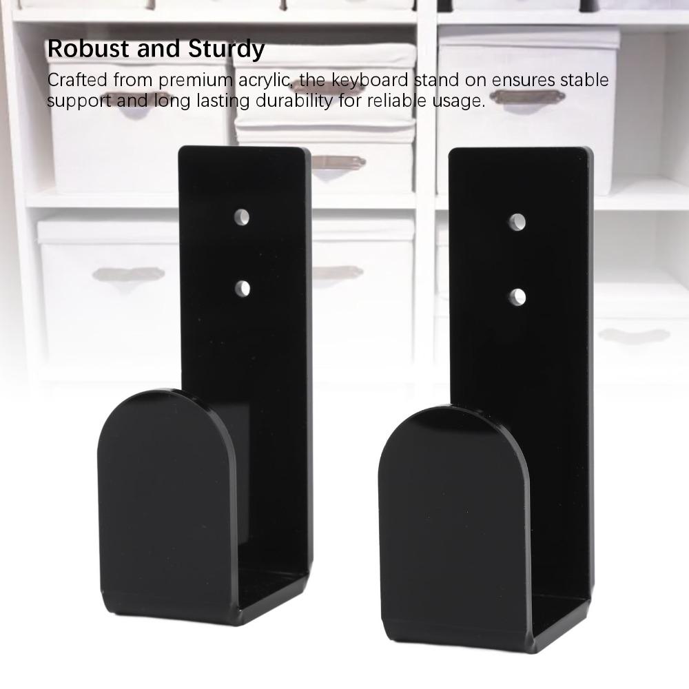 2/4pcs Space Saving Keyboard Wall Mount Bracket Keyboard Wall Mount Holder  for Mechanical Keyboards