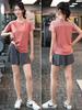 Plus Size Women's Quick-Dry Yoga Sports Set - Summer Loose Gym Shorts