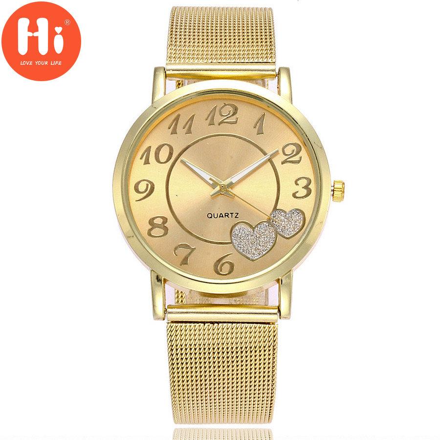 

Привет модные часы Роскошные женские кварцевые часы Водонепроницаемые женские часы Женские наручные часы