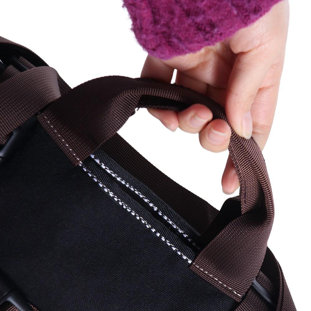 Heavy-Duty Waxed Canvas Tool Roll Bag Roll Tool Roll Up Bag Sturdy 15-Pockets Roll  Electrician