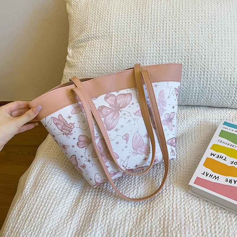 Studenten-Klassentasche Schlichte Pendeltasche Große Kapazität Tragetasche Lässige Damen Neue Große Kapazität Lässige Umhängetasche