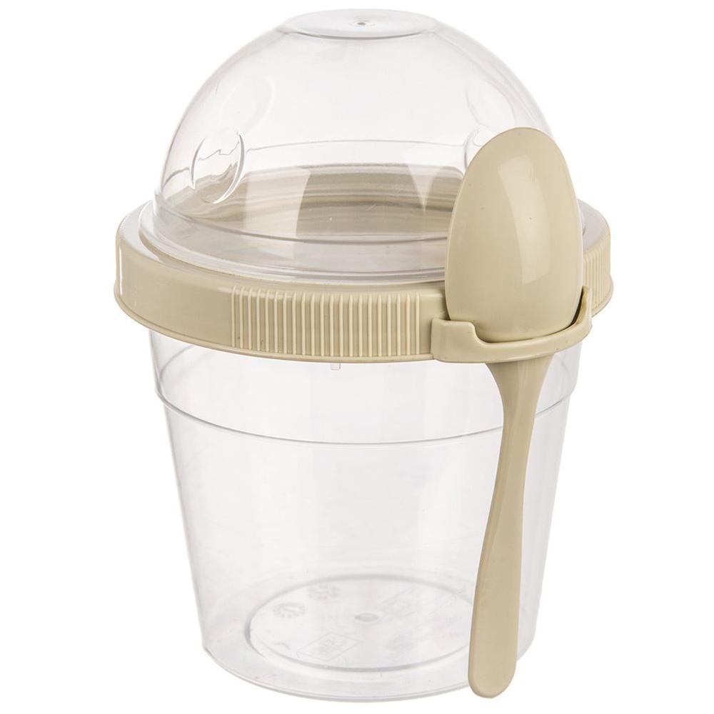 Lunchbox Container for Yogurt, Muesli, Fruit, Salad + Cutlery 400 ml