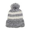 Pullover Hat Men's and Women's Autumn and Winter Thickened Warm Wool Hat Outdoor Riding Blended Striped Knitted Hat