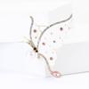 Luxury Rhinestone Butterfly Brooches for Women Unisex Pearl Insect Pins Event Party Gift Backpack Decoration Clothes Accessories