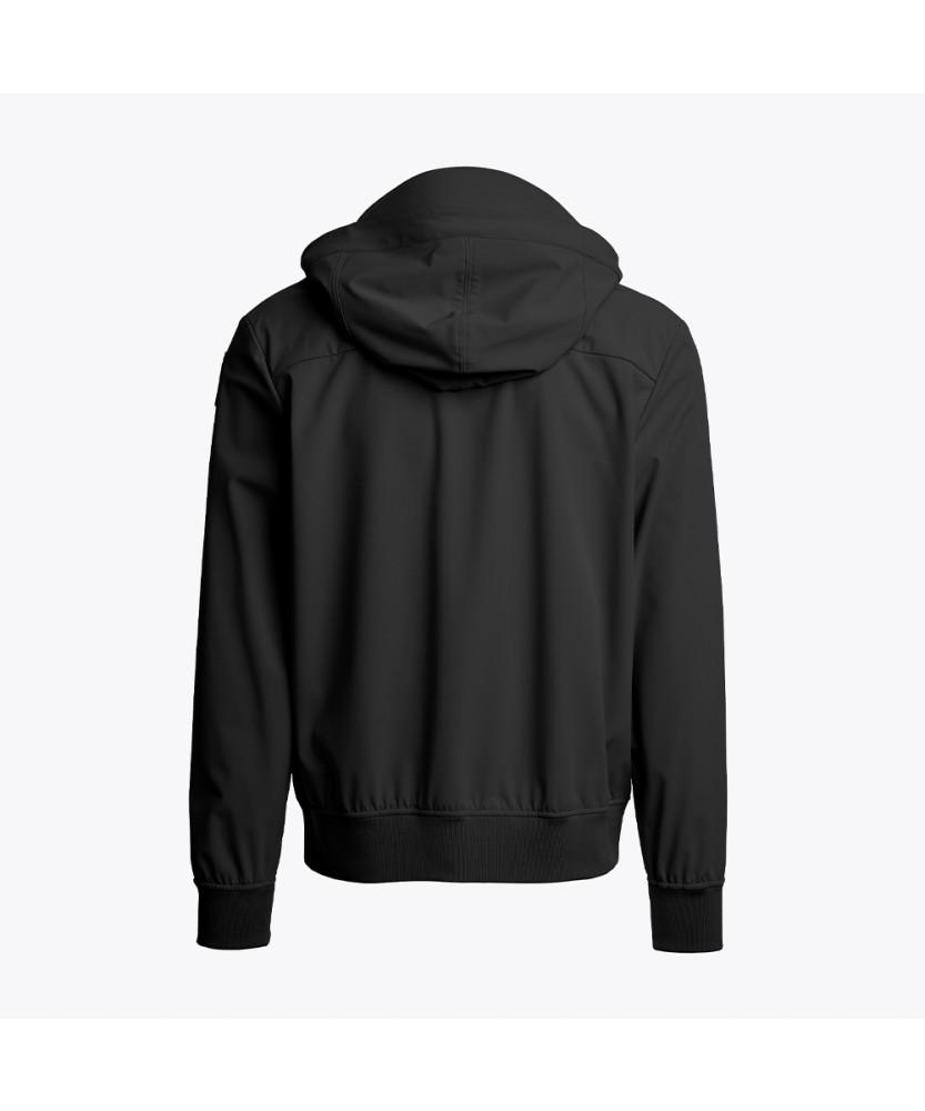 Para Jumpers Men'S Hooded Windbreaker Abner-Black (26Smpmjkee01Pj0541)
