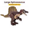 Jurassic Large Spinosaurus Dinosaur World Building Block Figure Movable Joint Prehistoric Animal Model Educational Assemble Toy