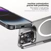 Transparent Phone Case For 17 16 Pro Max 13 12 Mini 11 14 15 Plus 16E 17 Air For Magsafe Wireless Charger Magnectic Cover