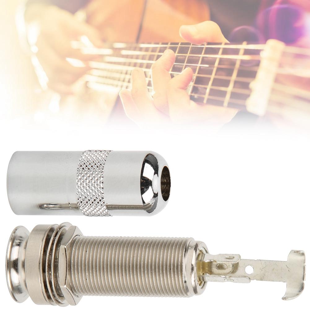Guitar End Pin Endpin 1 4in Threaded Cylinder for Guitar Strap Closure Connector and Bass Accessory