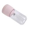 Portable Blender USB Rechargeable 6 Blades Mini Juicer Cup Fruit Squeezer for Travel Sports Kitchen 410ml Pink