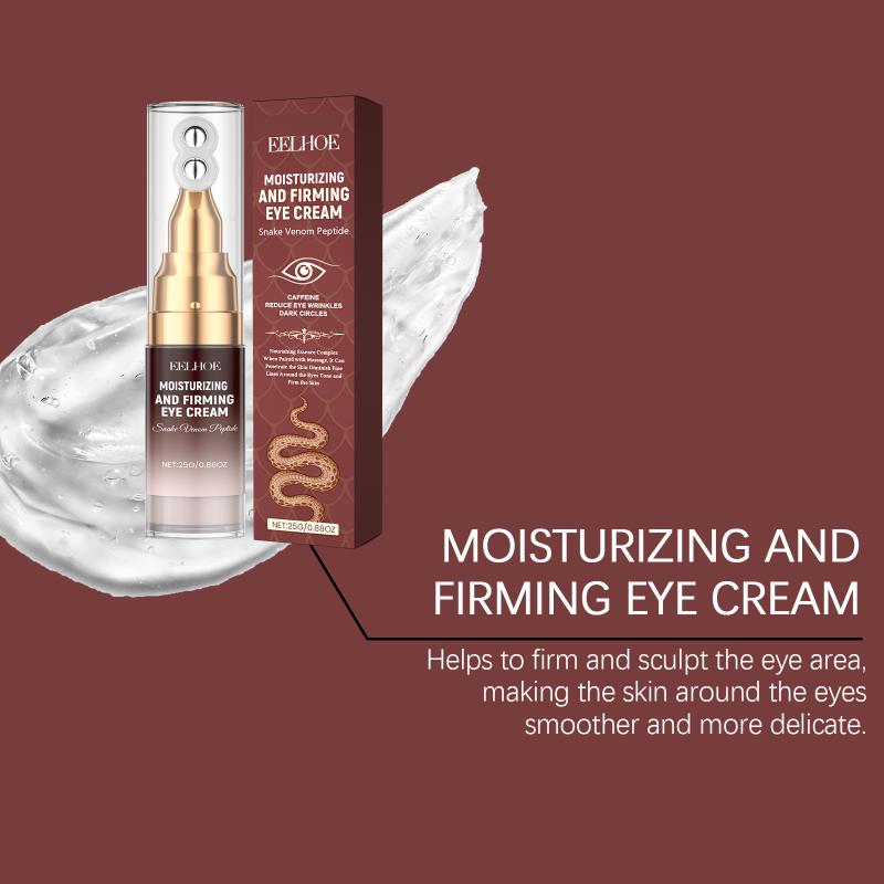 Eelhoe Snake Venom Peptide Caffeine Anti Wrinkle Massage Eye Cream Anti Dark Circles Anti-Aging Moisturizing Eyes Skin Care